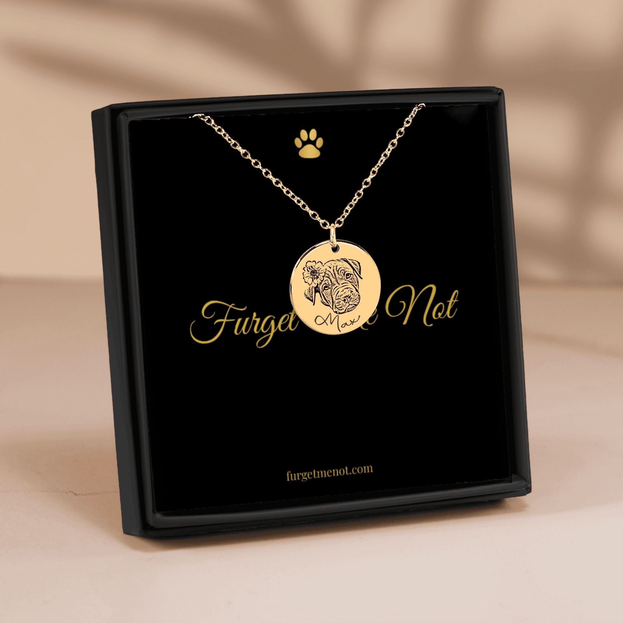 Forever Tail – Personalized Dog Portrait Necklace
